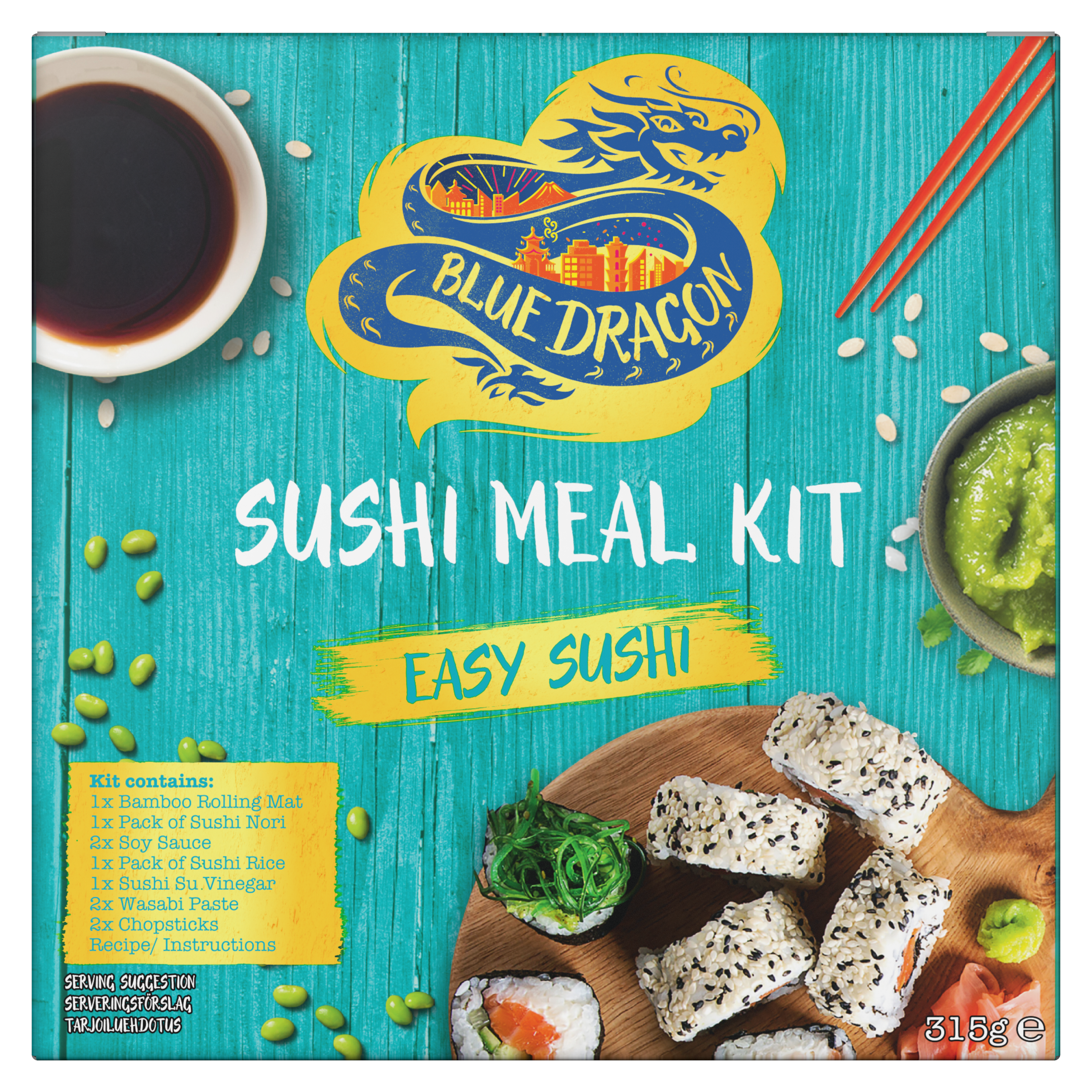 Simply Sushi kit paquete 315 g · BLUE DRAGON · Supermercado El